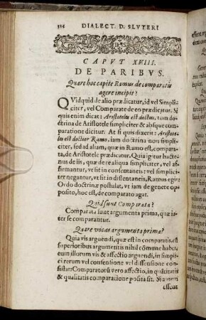 Caput XVIII. De Paribus.
