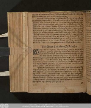 Das Ander Capitel von Finsternissen.