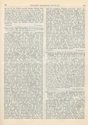 389-390 [Rezension] Löw, Immanuel, Die Flora der Juden. II. Bd