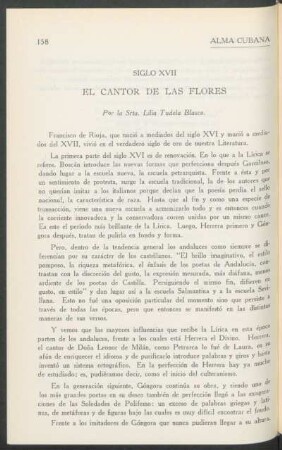 El Cantor de las Flores
