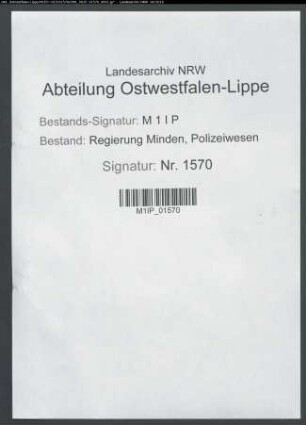 Beschlagnahme des Vermögens staatsfeindlicher Organisationen und Einzelpersonen im Regierungsbezirk