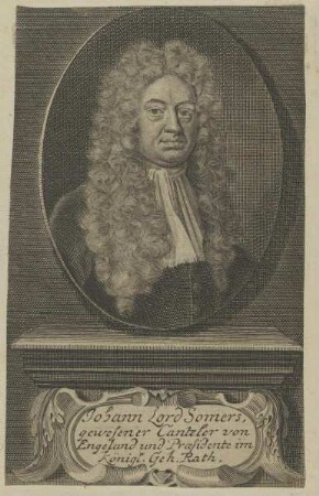 Bildnis des Johann Lord Somers