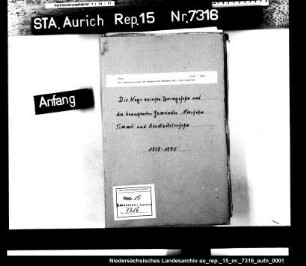 Die Verbesserung der Wegeverbindungen mit Jheringsfehn