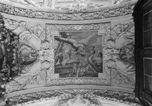 Szenen der Passion Christi: Kreuzaufrichtung