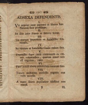 Adnexa defendentis.