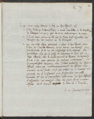 29. Bericht, 11. Januar 1789