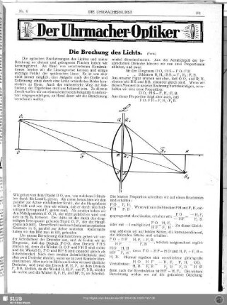 Die Brechung des Lichts (Forts.)