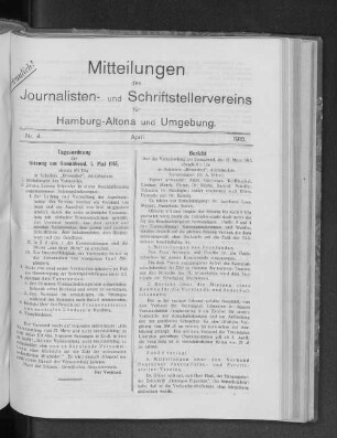 Nr. 4 April 1915