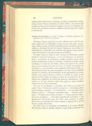 Estudios de sociología, por Raúl A. Orgaz