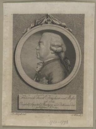 Bildnis des Friedrich Karl Freyherr von Moser