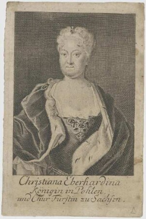 Bildnis der Christiana Eberhardina, Königin in Pholen