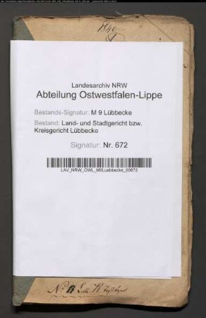 Erblasser: Kisker, Franz Heinrich; Erblasser: Kisker, Anna Maria Ilsabein, geb. Hohmann auch Homann:
