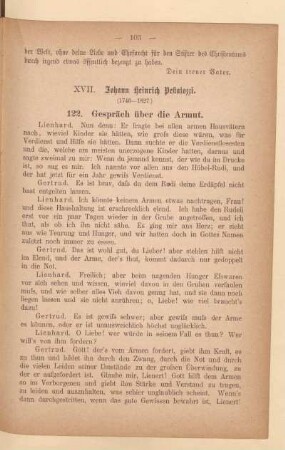XVII. Johann Heinrich Pestalozzi