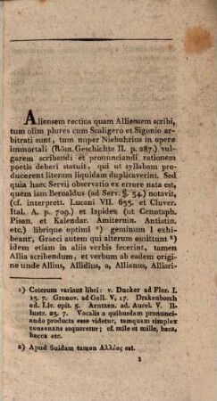 De die Alliensi, aliisque diebus religiosis veterum Romanorum commentatio