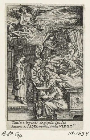 Geburt Mariens, aus: "Marienleben"