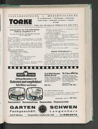 Gemeinschaft der Fritz-Schumacher-Siedlung Langenhorn e. V.