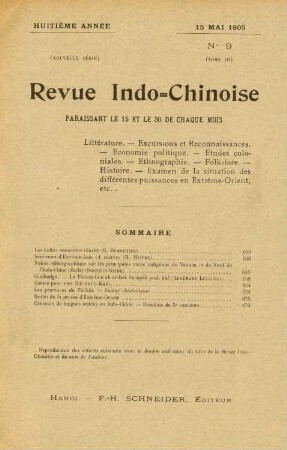 15 Mai 1905. No 9