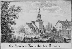 Die Kirche zu Kreischa bei Dresden