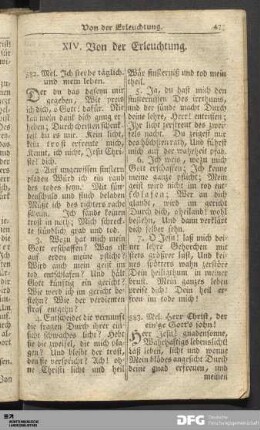 XIV. Von der Erleuchtung.