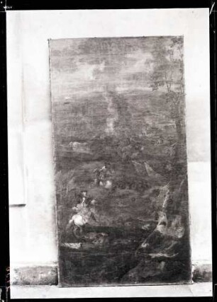 Schloß; Ölbild von Querfurt