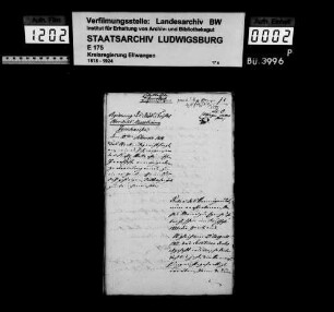 Lehensachen, OA Neresheim