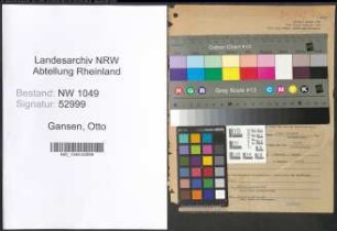 Entnazifizierung Otto Gansen , geb. 12.05.1888 (Rechtsanwalt)