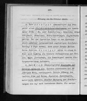 Sitzung am 24. Oktober 1922.