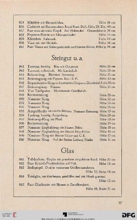 Glas (Nr. 861-879)