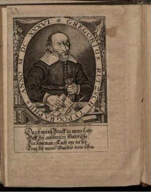 Ill. "Gregorius Ritzsch Typographus Anno MDCXXXVI"
