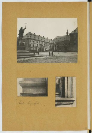 Schloss Fulda: Ansicht, Details (aus: Skizzen- und Fotoalbum 19)