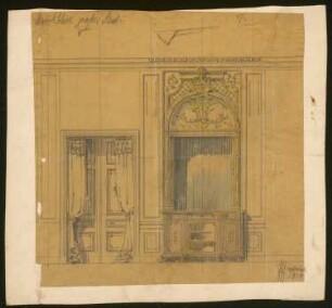 Villa Siemens, Berlin-Wannsee: Wandabwicklung Großer Saal