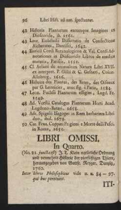 Libri Omissi.