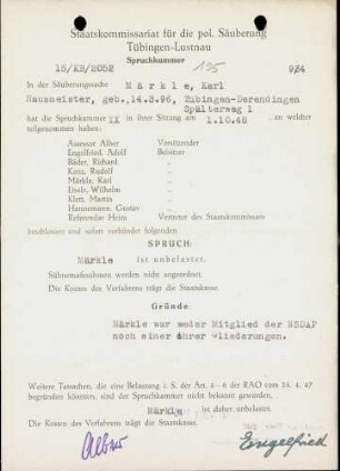 Märkle, Karl