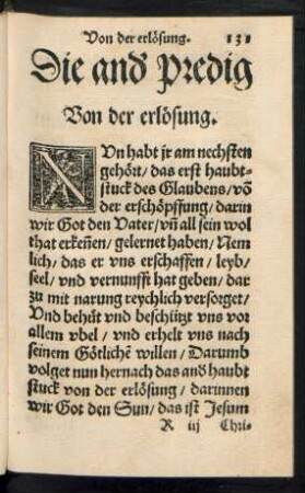 Die ander Predig.