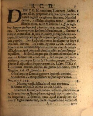 Disputatio Juridica, Quam In Alma Christian-Albertina Juxta ordinem In Principali Fridericiana Constitutione Praescriptum De Responsis Prudentum, Eorumque, ut & aliarum formularum forensium auctoritate, in Sacris Literis stabilita