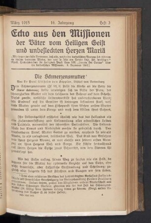 März 1915. Heft 3