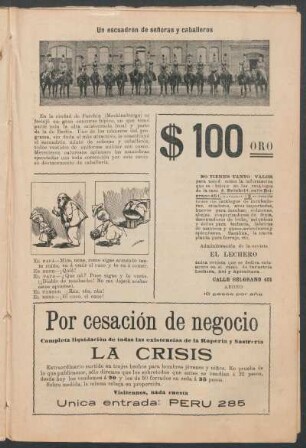 Un escuadrón de señoras y caballeros