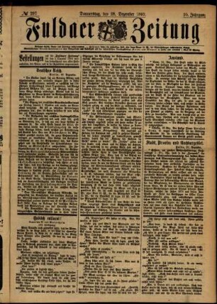 Ausgabe vom Donnerstag, den 28. Dezember 1893.