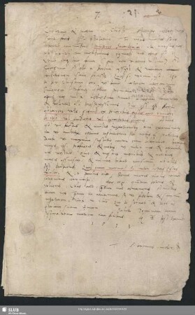 S. 44-45: Eigenhändiger Brief Martin Luthers an Georg Spalatin