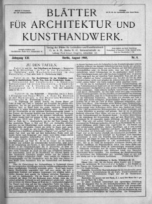 No. 8, August 1908