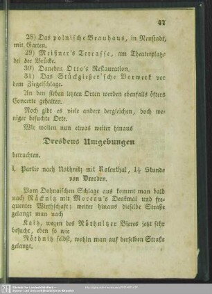 Dresdens Umgebungen