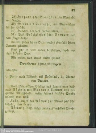 Dresdens Umgebungen