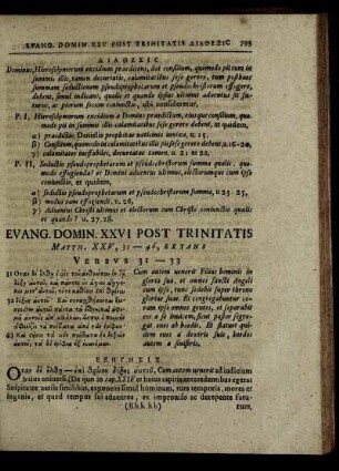 Evang. Domin. XXVI Post Trinitatis - Evang. Domin. XXVII Post Trinitatis