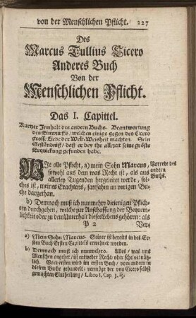 Anderes Buch Von der Menschlichen Pflicht.