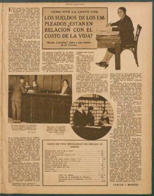 Gastos que tiene mensualmente una empleada de correos [Relación de costes]