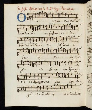 90v - 91r Gaudeamus omnes in Domino