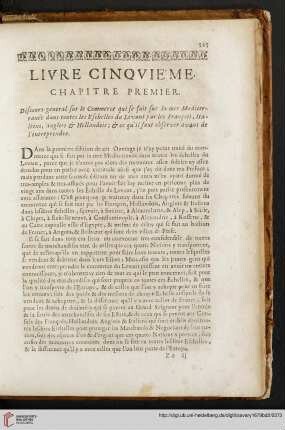 Livre cinquieme