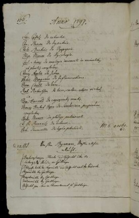 Von Hhrn Besemann, Mahler allhier erkauft.