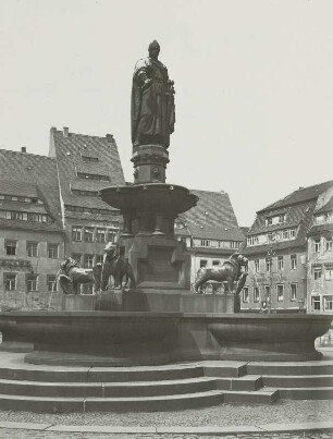 Obermarkt, Brunnendenkmal des Markgrafen Otto des Reichen