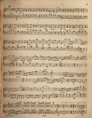Sämmtliche 17 Quartette für Streichinstrumente : 100stes Werk des Bearbeiters, 6. Quartett op. 18, No. 6, B-Dur